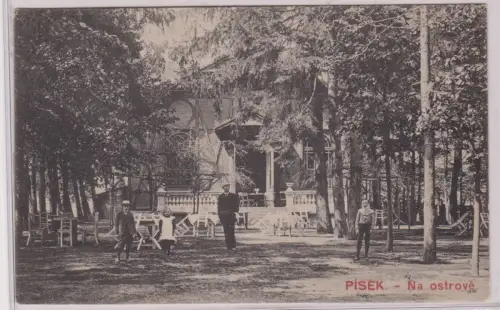 88631 Ak Pisek Na ostrove 1910