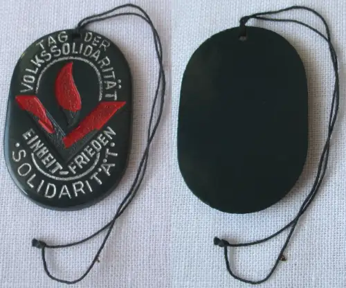 DDR Abzeichen Tag der Volkssolidarität - Einheit Frieden Solidarität (100459)