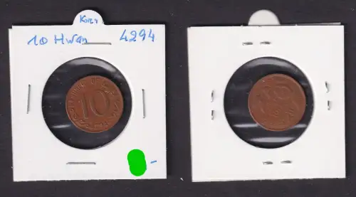 10 Hwan Kupfer Münze Republic of Korea Südkorea KE4294 (1961) (163060)