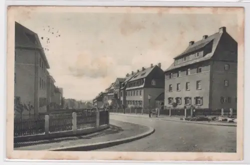 97779 AK Chemnitz-Hilbersdorf - Eisenbahnersiedlung, Straßenansicht 1933