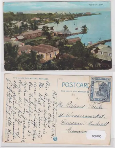 906990 AK Hafenstadt Lucea Town of Lucea Jamaika - Ortsansicht 1931