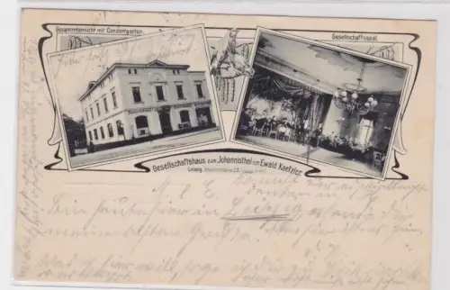 904733 AK Leipzig - Gesellschaftshaus zum Johannisthal von Ewald Kaetzler 1905