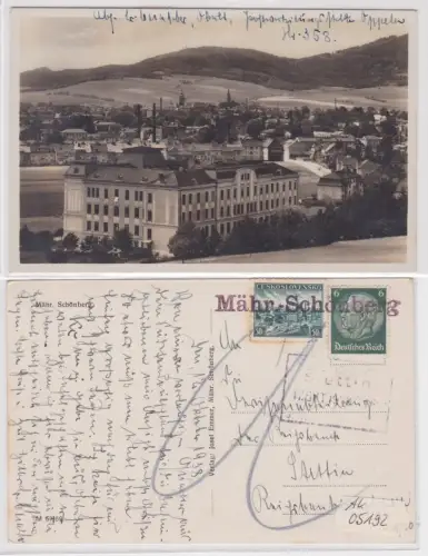 05192 AK Mährisch-Schönberg (Šumperk) - Ortsansicht 1938
