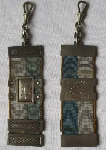 Studentika Bierzipfel Burschenschaft Teutonia Nürnberg 1913 (102720)