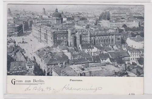 39568 Ak Gruss aus Berlin - Panoramaansicht 1899