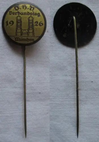 Anstecknadel DHV Deutschnat. Handlungsgehilfen-Verbandstag München 1926 (160597)