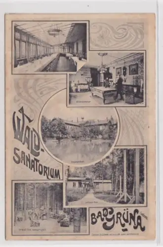 906021 Mehrbild Ak Wald-Sanatorium Bad Grüna 1917
