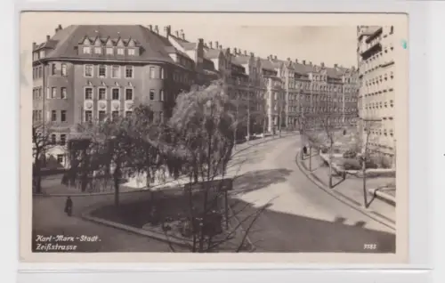 905931 Ak Karl Marx Stadt Zeißstrasse 1954