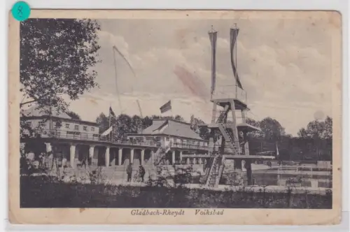 905805 Ak Gladbach-Rheydt - Volksbad mit Sprungturm 1937