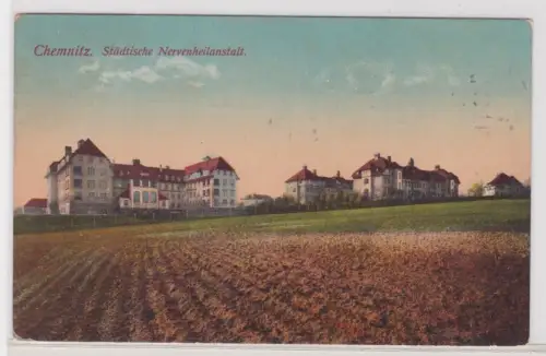 57639 Feldpost AK Chemnitz - Städtische Nervenheilanstalt 1915
