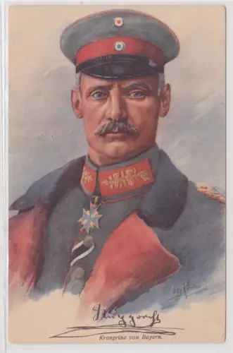 906030 Militär Ak Rupprecht - Kronprinz von Bayern