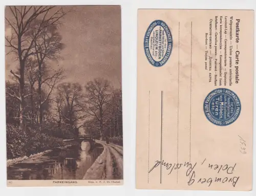 902754 Reklame Ak Magdeburg Holzmachers Parkettbohne um 1900