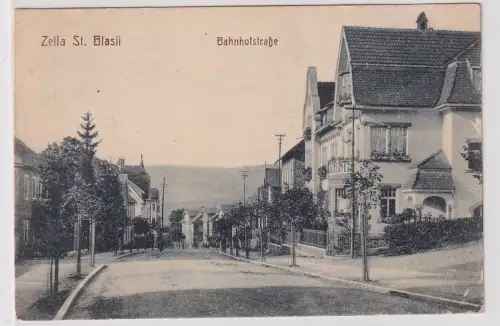50488 Ak Zelle St.Blasii Bahnhofstrasse 1917