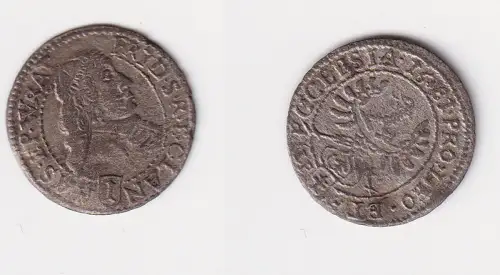1 Kreuzer Silber Münze Bistum Breslau 1681 ss (136152)