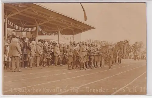 94213 Foto Ak 1.Deutscher Kavallerie Tag Dresden 11.-13.Juli 1931
