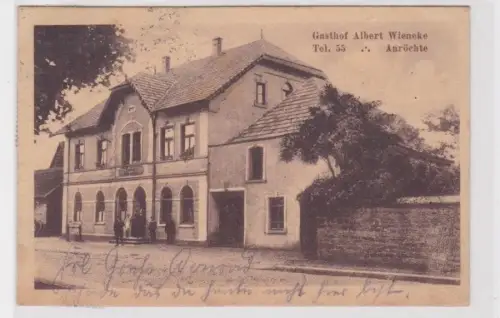 908499 Ak Anröchte Gasthof Albert Wiencke 1923