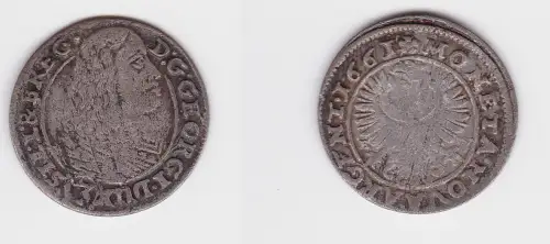 3 Kreuzer Silber Münze Münze Liegnitz-Brieg Schlesien 1661 f.ss (171883)
