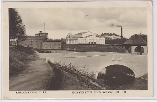 48673 Ak Königsberg i.Pr. Kunsthalle und Wrangelturm 1914