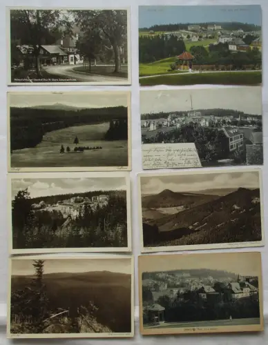 02464/8 Ak Oberhof Thüringer Wald Ortsansichten um 1930