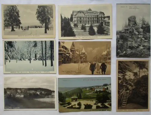 37461/8 Ak Oberhof Thüringer Wald Ortsansichten um 1930