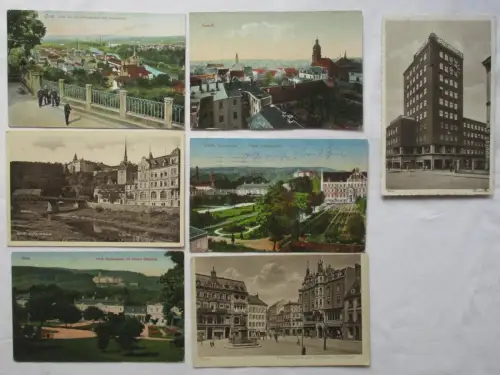 20332/7 Ak Gera Handelshof, Küchengarten, Untermhaus usw. 1911-1941