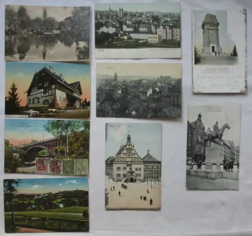 24681/9 Ak Plauen im Vogtland Ortsansichten 1900-1936