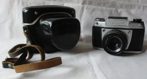 Spiegelreflexkamera + Tasche EXA Dresden Domiplan 2.8/50 Meyer-Optik (104630)