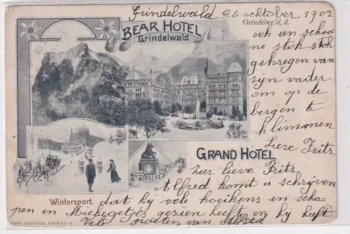 908038 Ak Grindelwald Bear Hotel Grand Hotel 1902