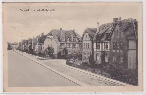 31906 Ak Wiesdorf bei Leverkusen vaut Hoff Strasse 1921