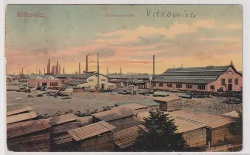 95154 Ak Witkowitz Vítkovice (Ostrava) Brückenbauanstalt 1915