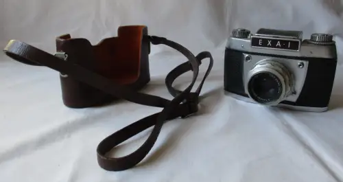 IHAGEE DRESDEN Spiegelreflex Kamera EXA I 1 Objektiv CARL ZEISS TESSAR  (125307)