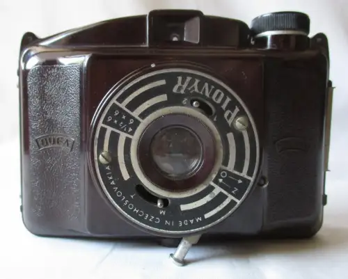 dufa Pionyr FIT II 1942, bakelitbraun 6x6 KAMERA, Druopta PRAHA (115717)