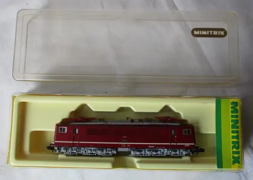 Minitrix 12859 Spur N E-Lok Elektrolok BR 155 110-1 Ep.III DR rot OVP (140828)