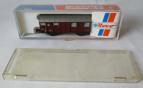 Roco 25074 Gedeckter Güterwagen 2-achsig DB Spur N OVP (129528)