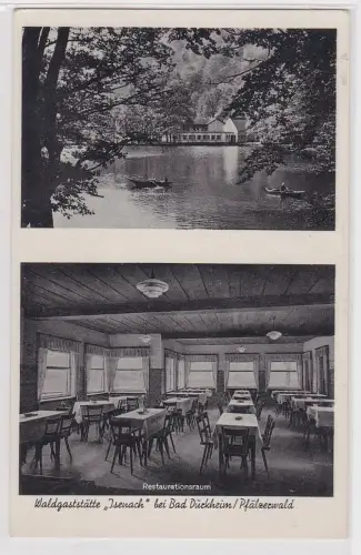 86255 Mehrbild Ak Waldgaststätte Isenach bei Bad Dürkheim Pfälzerwald 1951