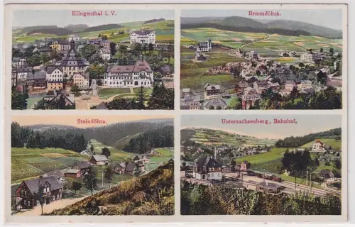 91650 Mehrbild Ak Klingenthal i.V. Brunndöbra Steindöbra Untersachsenberg 1942