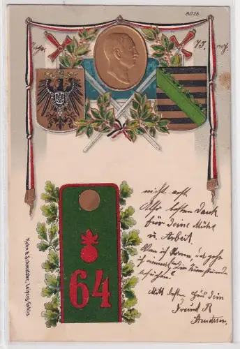 906533 Präge Regiments Ak Pirna Kgl. Sächs. 5. Feld-Artillerie-Regiment Nr.64