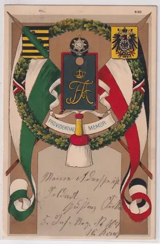 907067 Regiments Ak Chemnitz Kgl.Sächs.5.Infanterie Regiment Nr.104