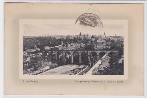 57478 Ak Luxembourg Viaduc de la Ligne du Nord Viadukt 1925