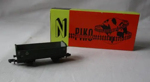Piko Spur N 5/4125 offener Güterwagen Hochbordwagen grün OVP (158793)