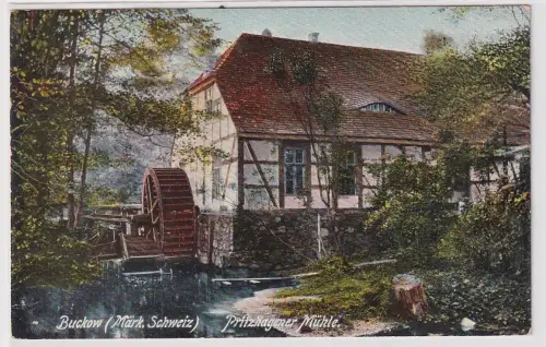 58282 Ak Buckow (Märk. Schweiz) Pritzhagener Mühle um 1930