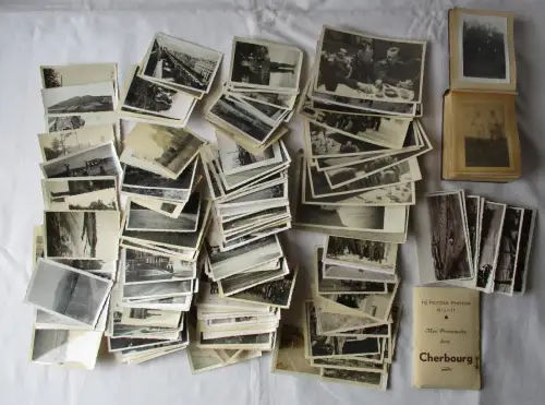 Sammlung 200 Fotos Wehrmacht teils Zivilangestellte in Uniform (129736)