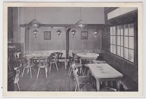 28957 Ak Offenbach/M. Gaststätte Fritz Latsch Biebererstraße Gastraum um 1930