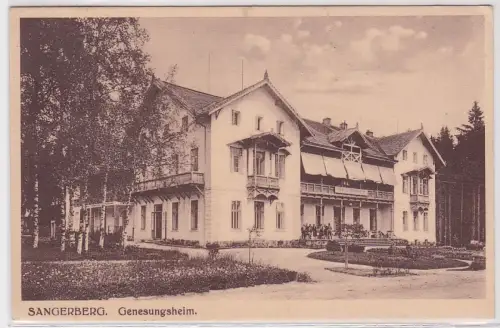 14401 Ak Sangerberg Prameny Egerland Sudeten Genesungsheim 1932