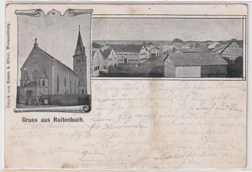29623 Mehrbild Ak Gruss aus Raitenbuch 1898