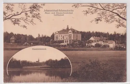 06187 Ak Johannisbad-Schmeckwitz b. Kamenz i. Sachsen um 1930