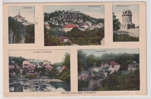 24850 Mehrbild Ak Gruss aus der Lössnitz 1916