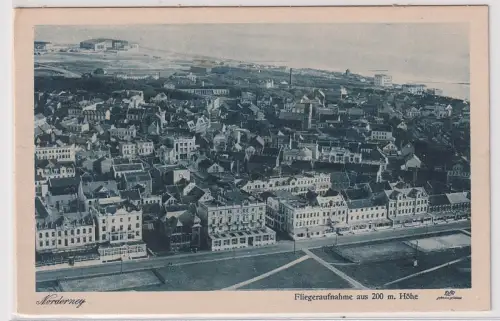 69053 Ak Norderney Fliegeraufnahme aus 200 m Höhe 1922