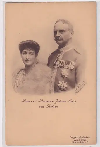 95164 Ak Prinz und Prinzessin Johann Georg von Sachsen um 1910