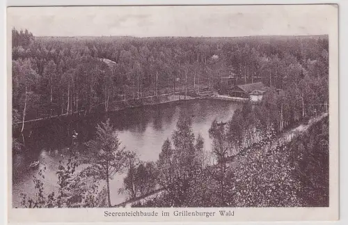 900185 Ak Seerenteichbaude im Grillenburger Wald (Tharandt) um 1920